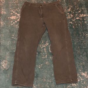 Carhartt pants dungaree fit flannel lined